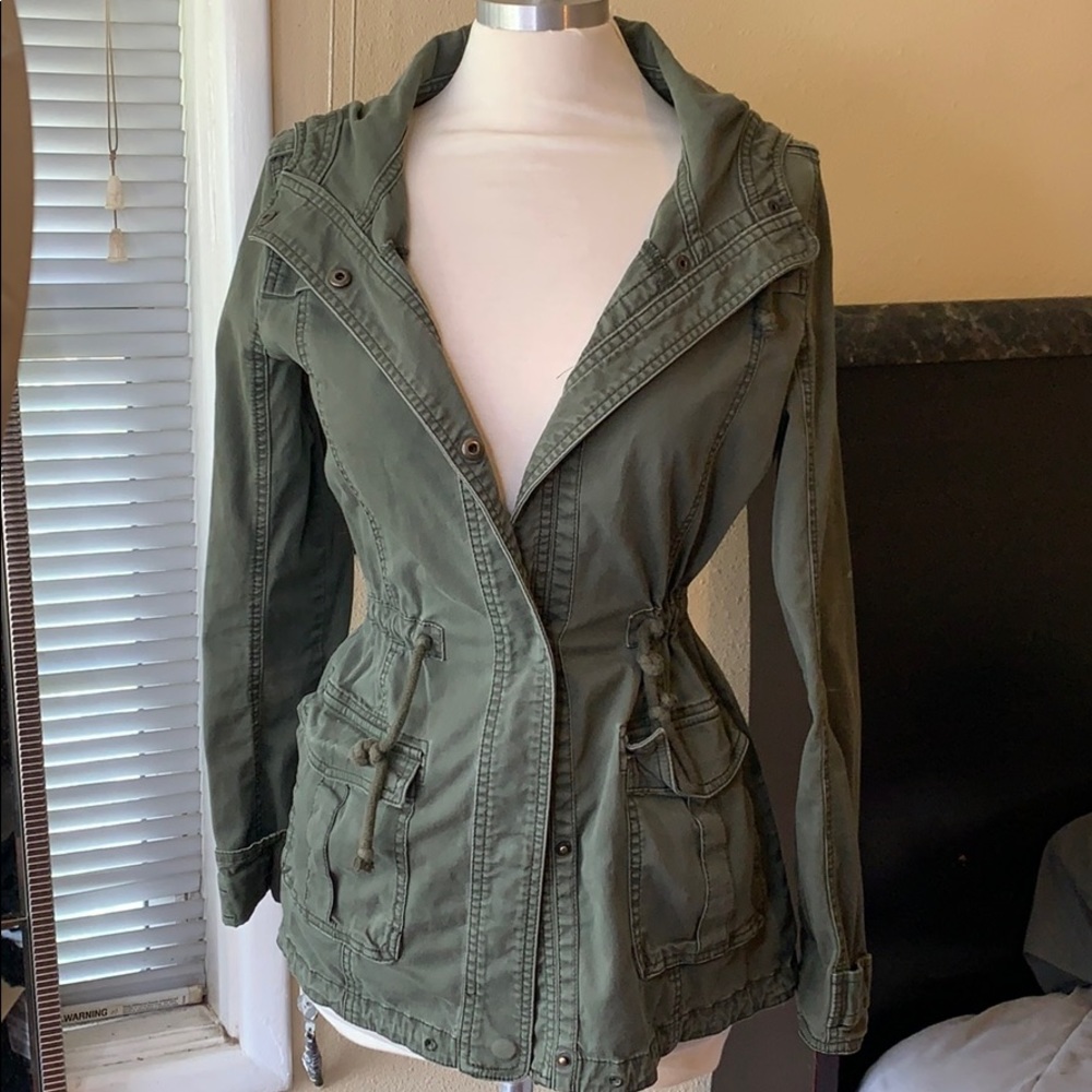 Hollister military jacket